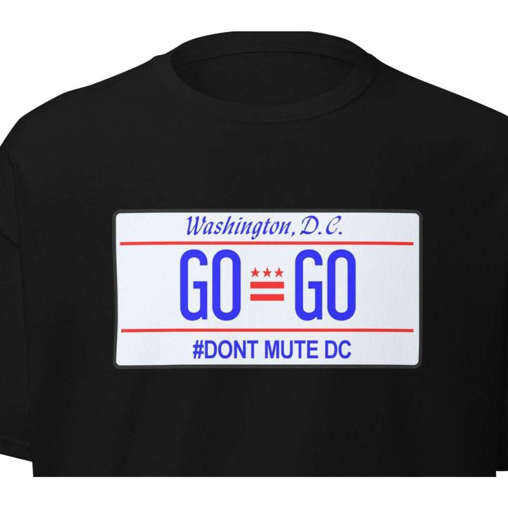 DC GoGo #Dont Mute DC Mens Classic Tee - Picture 1 of 4